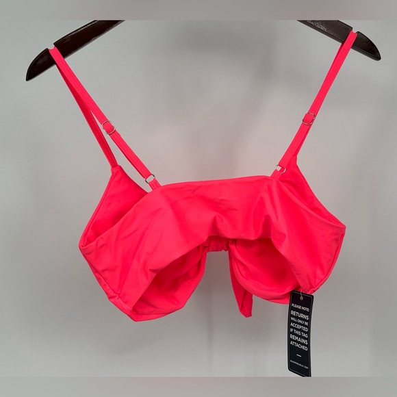 Blooming Jelly Womens High Waisted Bikini Set Tie Knot High Rise Two Piece - Picture 2 of 7